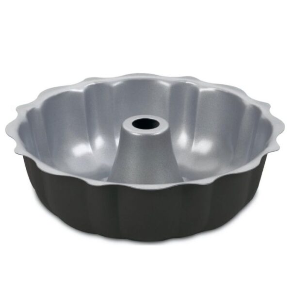 Classic Nonstick Bakeware 9-1/2-Inch Fluted Cake Pan,Silver