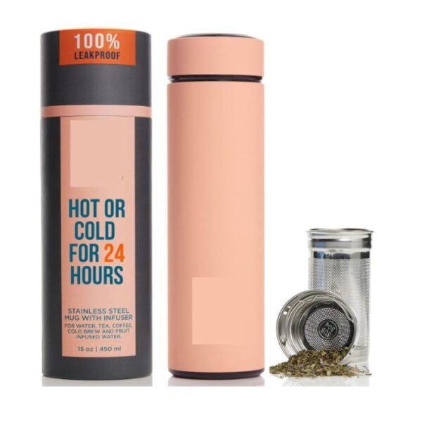 Pure Zen Tea Thermos, Coffee and Fruit-Infused Water - Image 2
