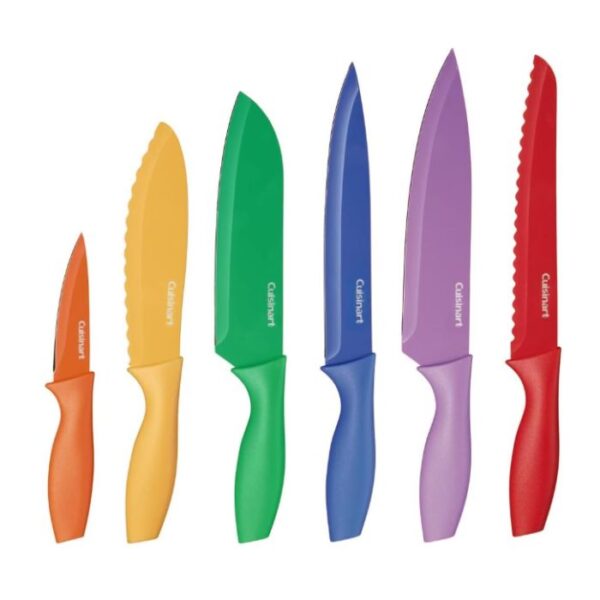MultiColor 12-Piece Kitchen Knife Set