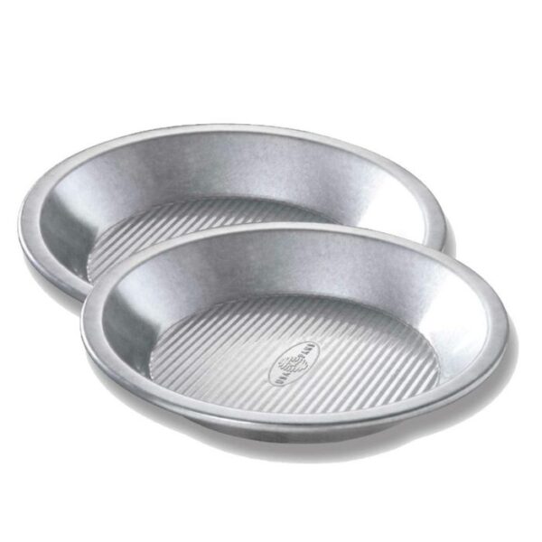 Pan Bakeware Aluminized Steel Commercial Pie Pan, Set of 2