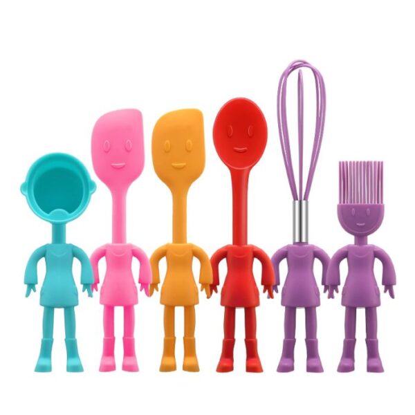 Human Shaped Kitchen Utensils Set 6 Piece