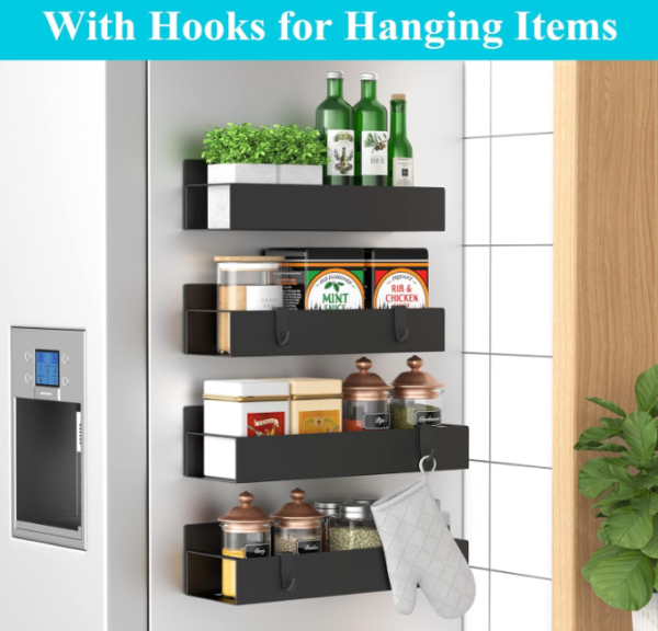 Magnetic Spice Storage Rack 4 Organizer - Image 3