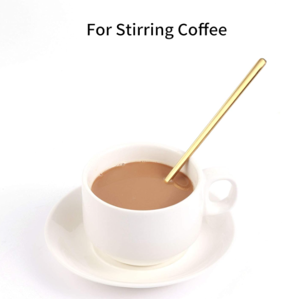 Golden Coffee, Stirring Tea Spoons, 4 PCS - Image 2