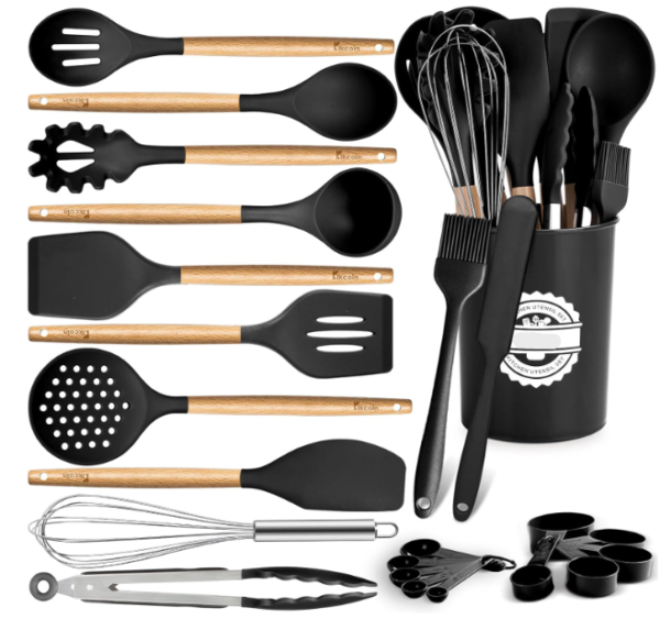 23 PCS Kitchen Cooking Silicon Utensils Set