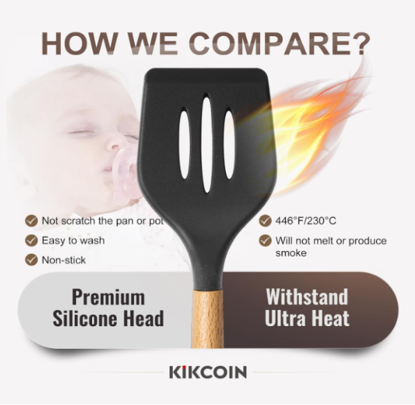 23 PCS Kitchen Cooking Silicon Utensils Set - Image 2