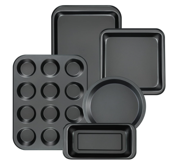 Baking Pans Nonstick Set, 5-Piece Bakeware Sets