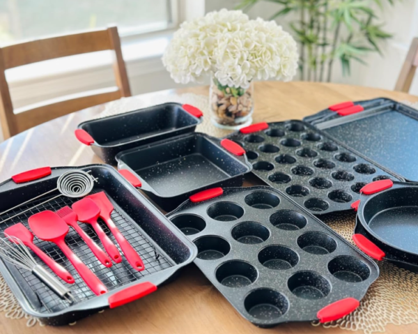 18-Piece Nonstick Carbon Steel Baking Pans Set - Image 2