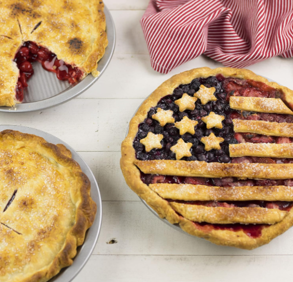 Pan Bakeware Aluminized Steel Commercial Pie Pan, Set of 2 - Image 2