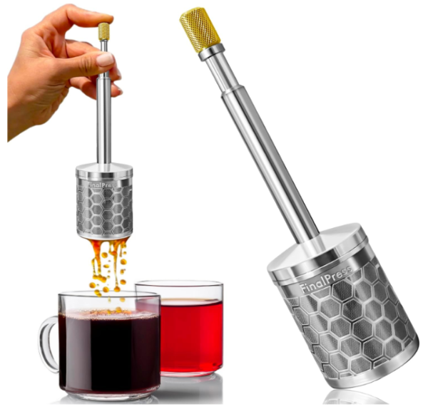 Portable Stainless Steel Micro French Press Coffee & Tea Maker
