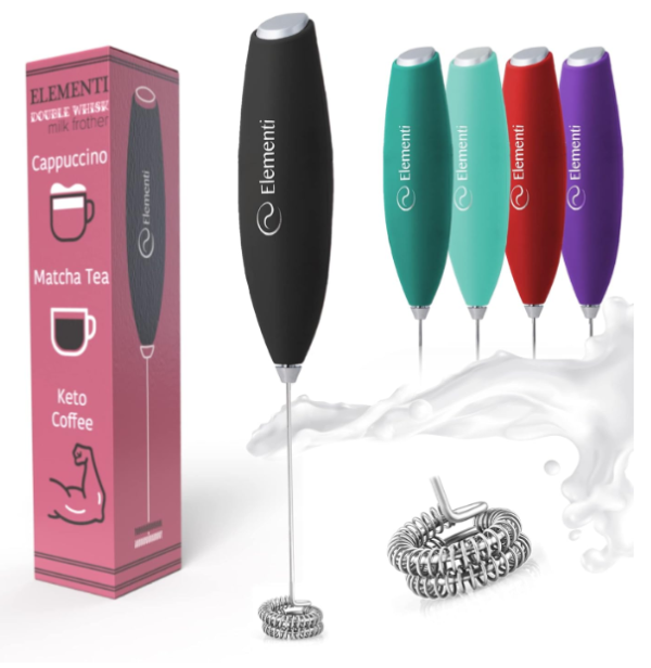Milk Frother Wand Electric Stirrer for Powder Drinks